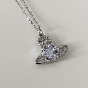 Heart Shaped Saturn Necklace